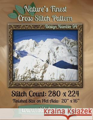 Nature's Finest Cross Stitch Pattern: Design Number 94 Nature Cros Stitchx 9781502588708 Createspace