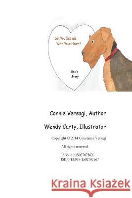 Can You See Me With Your Heart: Max's Story Carty, Wendy 9781502707567