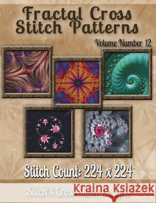 Fractal Cross stitch Patterns Volume Number 12 Stitchx 9781502889058 Createspace