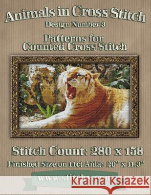 Animals in Cross Stitch: Design Number 3 Tracy Warrington Stitchx 9781503231054 Createspace