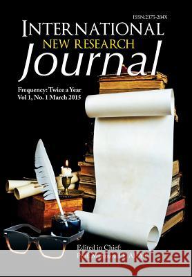 International New Research Journal Prof Mahmoud F. Al-Ali 9781503550391 Xlibris Corporation