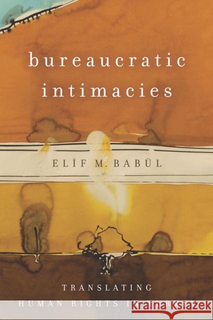 Bureaucratic Intimacies: Translating Human Rights in Turkey  9781503603172 Stanford University Press