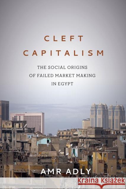 Cleft Capitalism: The Social Origins of Failed Market Making in Egypt Amr Adly 9781503608917 Stanford University Press