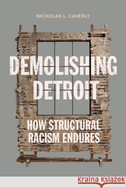 Demolishing Detroit: How Structural Racism Endures Nicholas L. Caverly 9781503640252 Stanford University Press