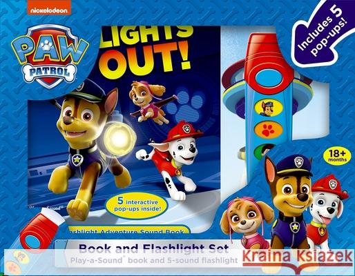 Nickelodeon PAW Patrol: Lights Out! Book and 5-Sound Flashlight Set PI Kids 9781503707474