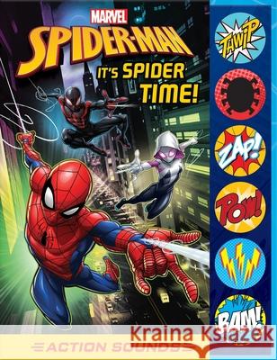 Marvel Spider-Man: It's Spider Time! Action Sounds Sound Book PI Kids 9781503753037 Phoenix International Publications, Incorpora