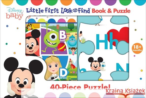 Disney Baby: Little First Look and Find Book & Puzzle Pi Kids 9781503755888 Pi Kids