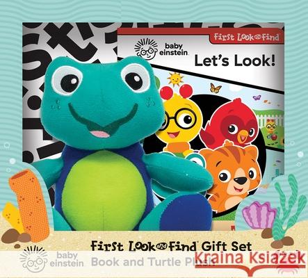 Baby Einstein: Let's Look! First Look and Find Gift Set Book and Turtle Plush: Book and Turtle Plush Pi Kids 9781503756144