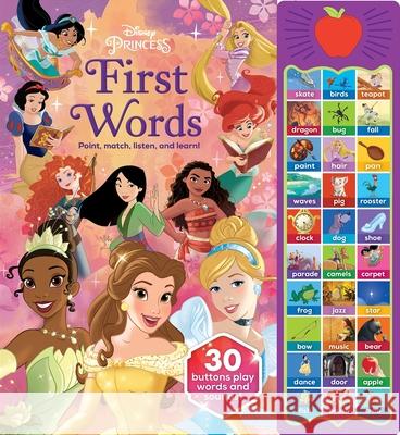 Disney Princess: First Words Sound Book PI Kids 9781503757868 Phoenix International Publications, Incorpora