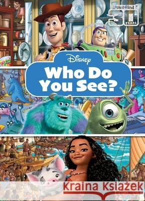 Disney: Who Do You See? Look and Find: Look and Find Pi Kids 9781503758841