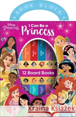 Disney Princess: I Can Be a Princess 12 Board Books Pi Kids 9781503761797