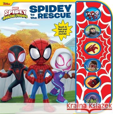 Spidey To The Rescue Textured Sound P I Kids 9781503761995 Pi Kids