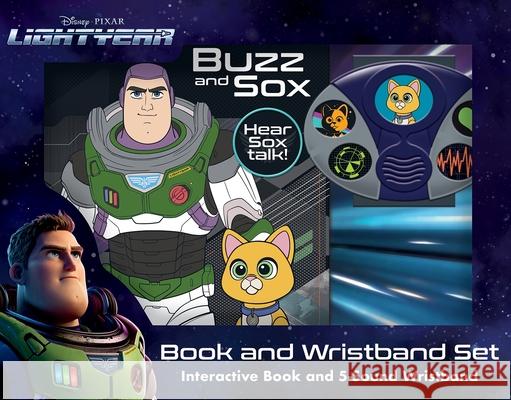 Disney Pixar Lightyear: Buzz and Sox Book and 5-Sound Wristband Set P I Kids 9781503765115 Phoenix International Publications, Incorpora