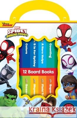 Disney Junior Marvel Spidey & His Amazing Friends 12 Books My First Library P I Kids 9781503766266 Phoenix International Publications, Incorpora