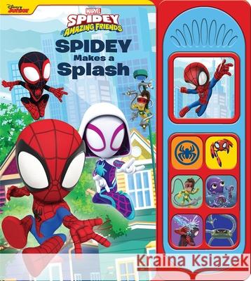 Disney Junior Marvel Spidey Makes A Splash Sound Book P I Kids 9781503767591 Pi Kids