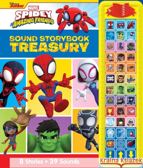 Disney Junior Marvel Spidey and His Amazing Friends: Sound Storybook Treasury PI Kids 9781503774698 Pi Kids