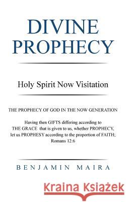 Divine Prophecy: Holy Spirit Now Visitation Benjamin Maira 9781504936156