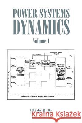 Power Systems Dynamics: Volume 1 F P De Mello 9781504965040 Authorhouse