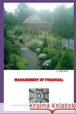 Management of Finance: Finance David Ackah 9781505302059