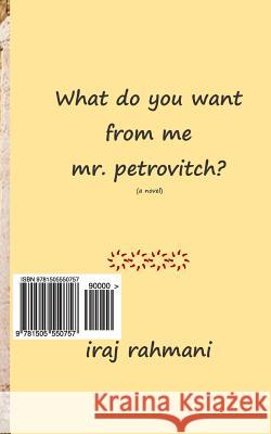 Petrovitch Iraj Rahmani 9781505550757