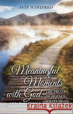 Meaningful Moments with God: The Fruits of Silence, Solitude, & Stillness: A 31-Day Devotional Inspired by a Journey with God through Europe Winifred, Avis 9781505577020 Createspace