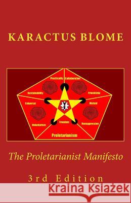 The Proletarianist Manifesto: 3rd English Edition Karactus James Blome 9781505680591 Createspace Independent Publishing Platform