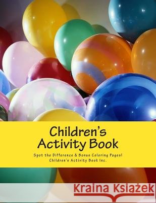 Children's Activity Book Children's Activity Book Inc 9781505840414 Createspace Independent Publishing Platform