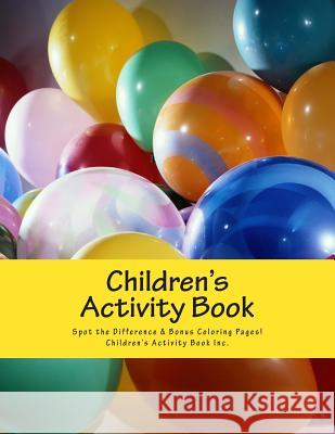 Children's Activity Book Children's Activity Book Inc 9781505840414