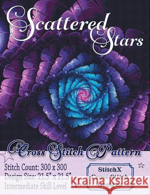 Scattered Stars Cross Stitch Pattern Tracy Warrington Stitchx 9781505895858 Createspace