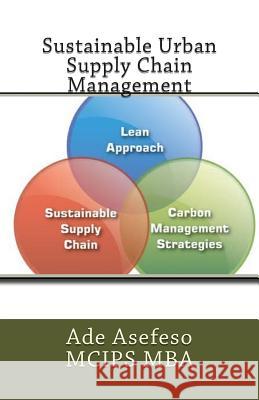 Sustainable Urban Supply Chain Management Ade Asefes 9781505907339 Createspace