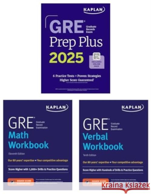 GRE Complete 2025 Kaplan Test Prep 9781506293912 Kaplan Publishing