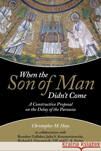 When the Son of Man Didn't Come Christopher M. Hays Brandon Gallaher Julia S. Konstantinovsky 9781506425474 Fortress Press