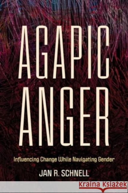 Agapic Anger: Influencing Change While Navigating Gender Jan R. Schnell 9781506496702 Augsburg Fortress Publishers