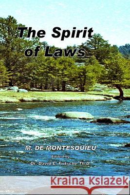 The Spirit of Laws Charles Louis De S Baro David E. Fritsch 9781507524084 Createspace