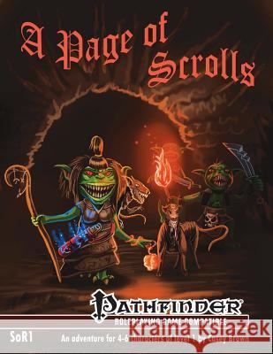 SoR1: A Page of Scrolls: Part 1 of the Shadows of Riverton adventure path Frey, Britt F. 9781507618257 Createspace