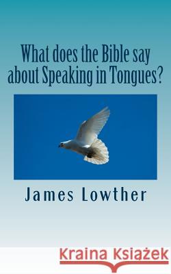 What does the Bible say about Speaking in Tongues? Lowther, James 9781507861417 Createspace