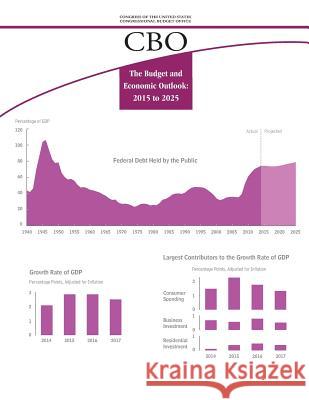 The Budget and Economic Outlook: 2015 to 2025 Congressional Budget Office 9781508616146 Createspace