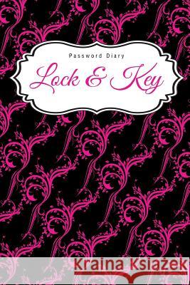 Password Diary: Lock & Key Lunar Glow Readers 9781508851431