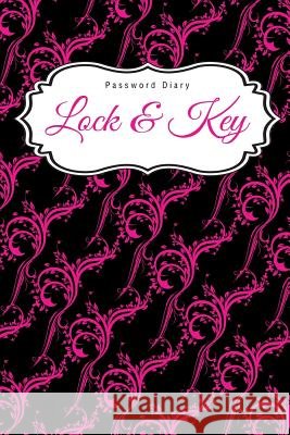 Password Diary: Lock & Key Lunar Glow Readers 9781508851431