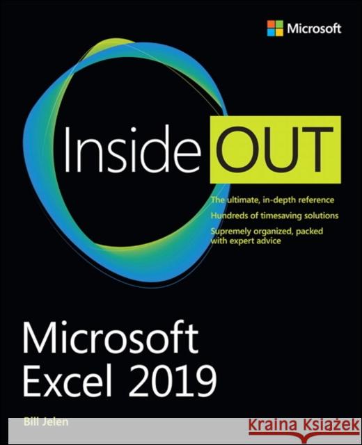 Microsoft Excel 2019 Inside Out Bill Jelen 9781509307692