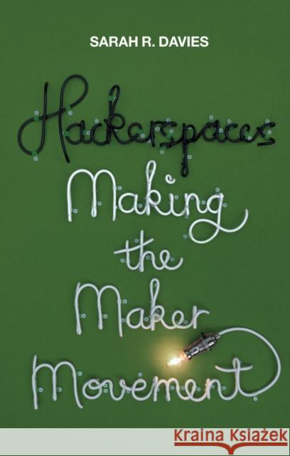 Hackerspaces: Making the Maker Movement Davies, Sarah R. 9781509501175 John Wiley & Sons