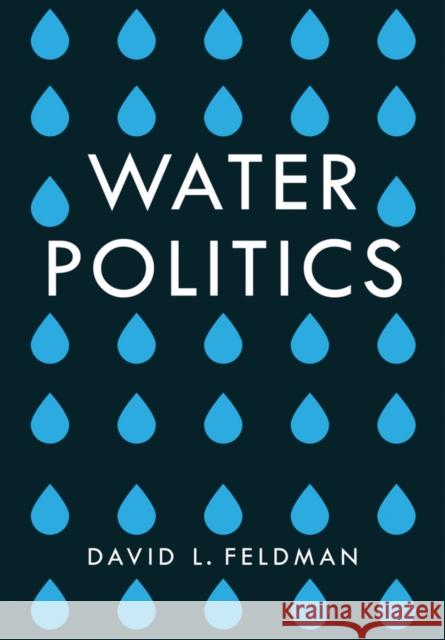 Water Politics: Governing Our Most Precious Resource Feldman, David L. 9781509504619 John Wiley & Sons