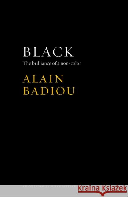 Black: The Brilliance of a Non-Color Badiou, Alain 9781509512072 Polity Press