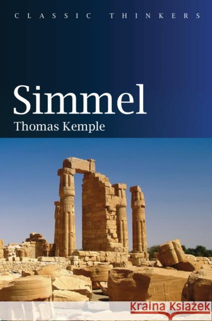 Simmel Thomas M. Kemple 9781509521104