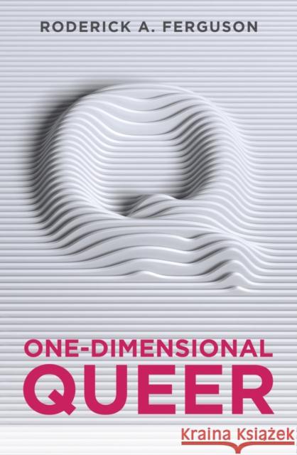 One-Dimensional Queer Roderick Ferguson 9781509523559