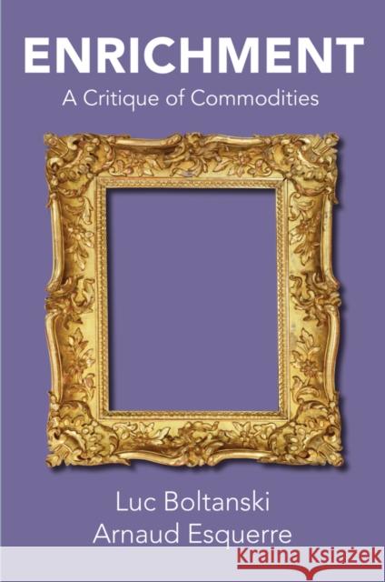 Enrichment: A Critique of Commodities Boltanski, Luc 9781509528721 Polity Press