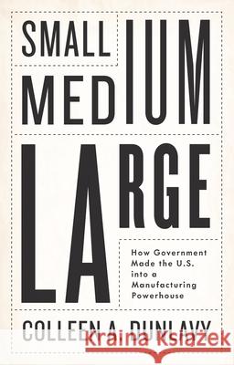 Small, Medium, Large: How Government Made the U.S. into a Manufacturing Powerhouse Colleen A. Dunlavy 9781509561735 John Wiley and Sons Ltd