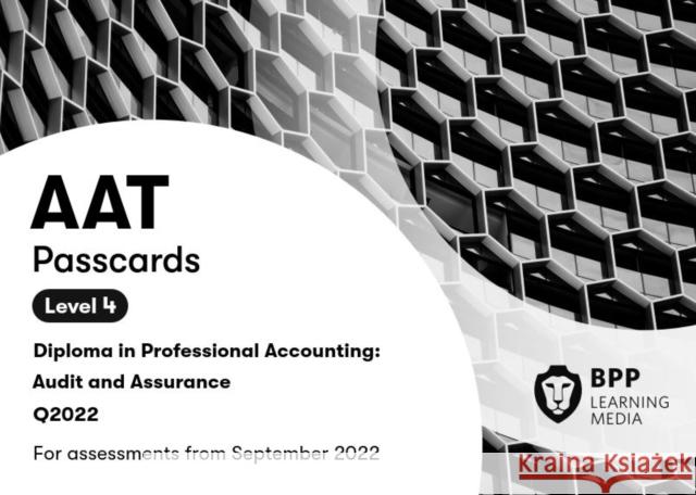 AAT Audit and Assurance: Passcards BPP Learning Media 9781509741267 BPP Learning Media