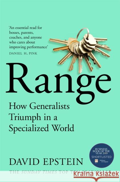 Range: How Generalists Triumph in a Specialized World David Epstein 9781509843527