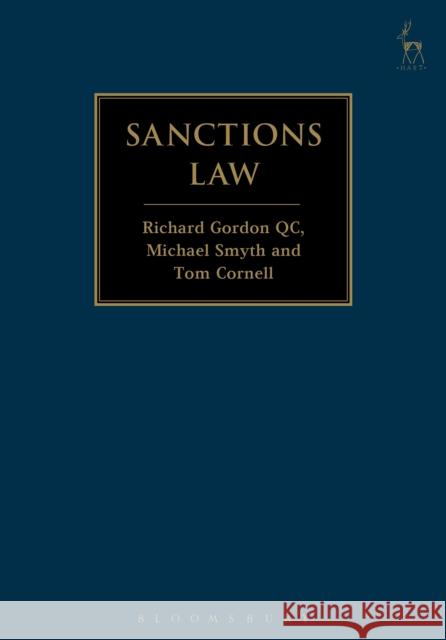 Sanctions Law Richard Gordo Michael Smyth Tom Cornell 9781509900145